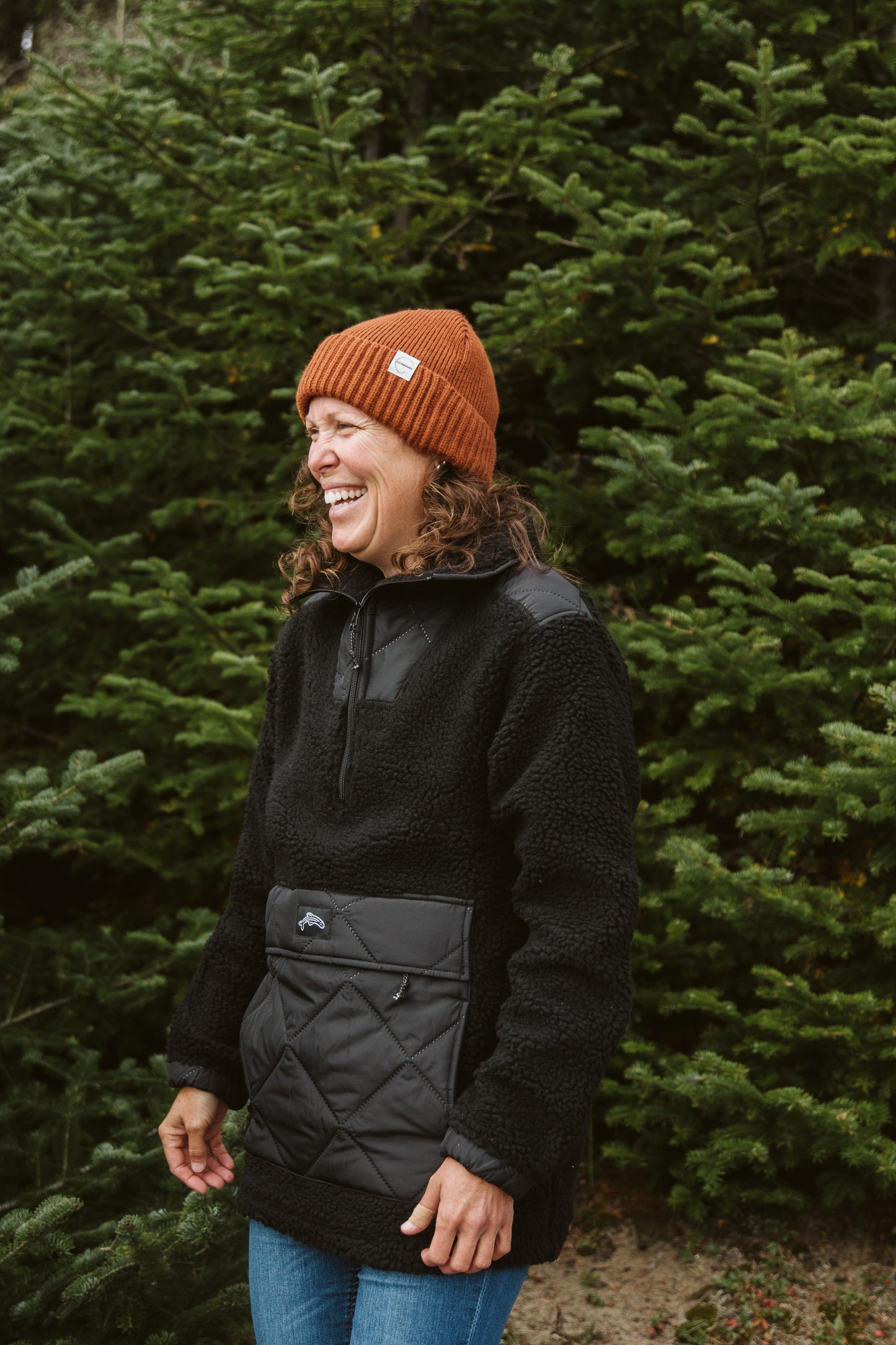 Sweat polaire effet mouton