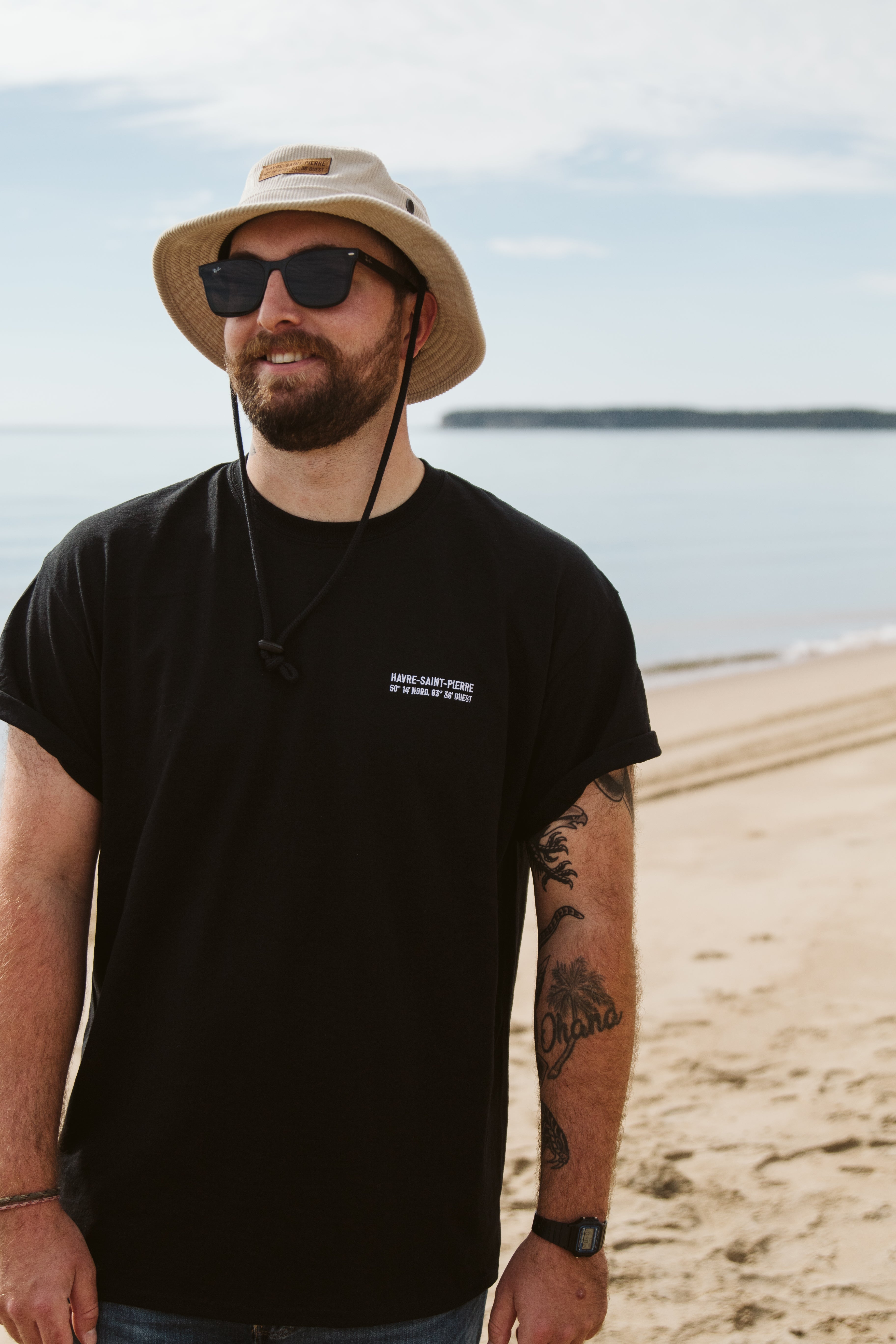 T-Shirt  ~ Coordonnées HSP | Brodé