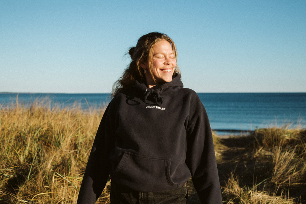 Hoodie ~ Femme phare | Marine