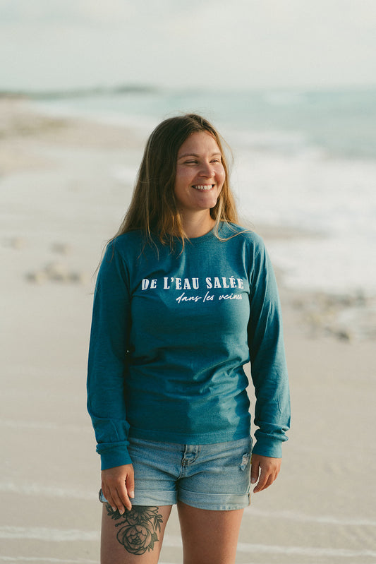 T-Shirt à manches longues ~ Eau Salée